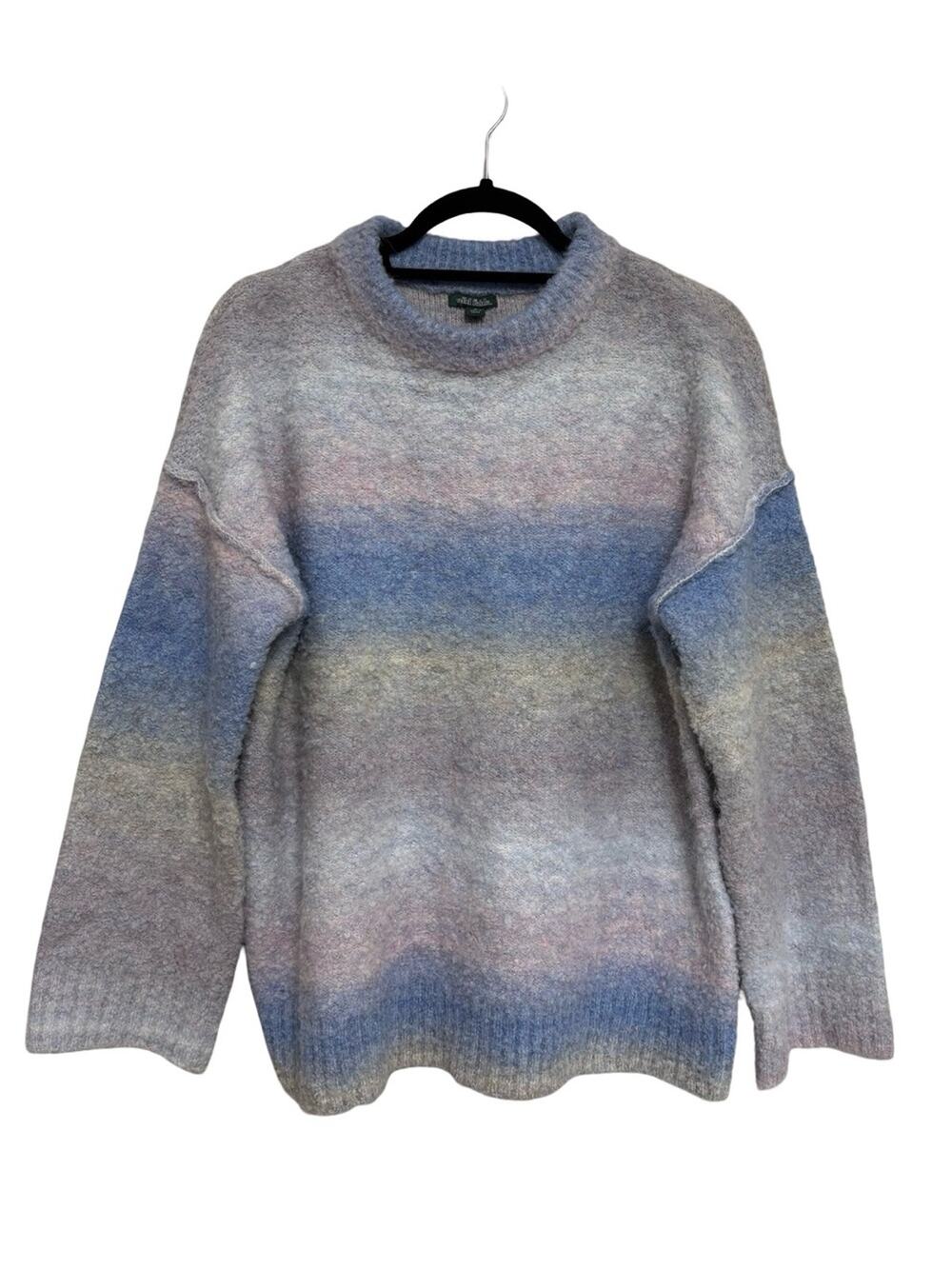 NEW Target Wild Fable Ombré Pastel Crewneck Sweater - Size M
